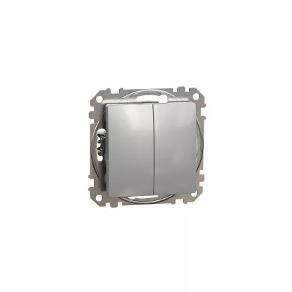   SCHNEIDER SDD113105 NEW SEDNA Chandelier switch, spring connection, 10AX, (105), aluminum