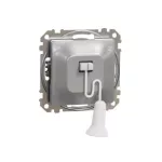 SCHNEIDER SDD113122 ÚJ SEDNA Egypólusú húzózsinóros kapcsoló, alumínium