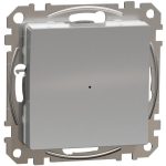   SCHNEIDER SDD113381 SEDNA WISER Universal, push-button, LED dimmer, aluminum, max. 200W