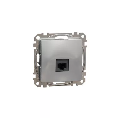 SCHNEIDER SDD113461 ÚJ SEDNA 1xRJ45 Cat6 UTP aljzat, alumínium