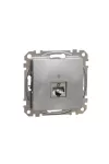 SCHNEIDER SDD113461S ÚJ SEDNA 1xRJ45 Cat6 STP aljzat, alumínium