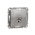   SCHNEIDER SDD113461S ÚJ SEDNA 1xRJ45 Cat6 STP aljzat, alumínium
