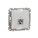   SCHNEIDER SDD113466S ÚJ SEDNA 1xRJ45 Cat6A STP aljzat, alumínium