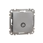 SCHNEIDER SDD113471 ÚJ SEDNA TV aljzat, végzáró, 4 dB, alumínium