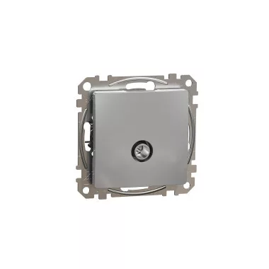 SCHNEIDER SDD113471 ÚJ SEDNA TV aljzat, végzáró, 4 dB, alumínium