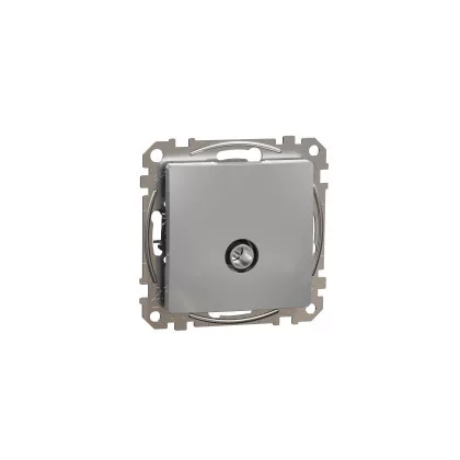 SCHNEIDER SDD113471 ÚJ SEDNA TV aljzat, végzáró, 4 dB, alumínium