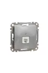 SCHNEIDER SDD113491 NEW SEDNA 1xRJ11 socket, aluminum