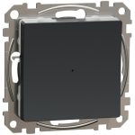   SCHNEIDER SDD114381 SEDNA WISER Universal, push-button, LED dimmer, anthracite, max. 200W