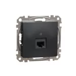 SCHNEIDER SDD114461 ÚJ SEDNA 1xRJ45 Cat6 UTP aljzat, antracit