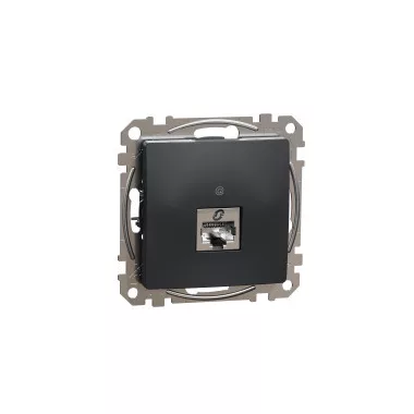 SCHNEIDER SDD114461S ÚJ SEDNA 1xRJ45 Cat6 STP aljzat, antracit