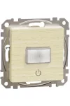 SCHNEIDER SDD180384 SEDNA WISER Mozgásérzékelő, nyomóval, 160°, 10A, nyír SCHNEIDER SDD180384 SEDNA WISER Mozgásérzékelő, nyomóval, 160°, 10A, nyír