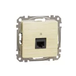 SCHNEIDER SDD180461 ÚJ SEDNA 1xRJ45 Cat6 UTP aljzat, nyír