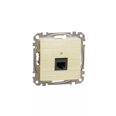 SCHNEIDER SDD180461 ÚJ SEDNA 1xRJ45 Cat6 UTP aljzat, nyír