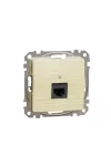 SCHNEIDER SDD180466 ÚJ SEDNA 1xRJ45 Cat6A UTP aljzat, nyír SCHNEIDER SDD180466 ÚJ SEDNA 1xRJ45 Cat6A UTP aljzat, nyír