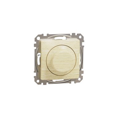 SCHNEIDER SDD180502 NEW SEDNA LED dimmer, universal, 5-200VA, switchable, birch