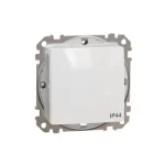   SCHNEIDER SDD211106 ÚJ SEDNA Váltókapcsoló, rugós bekötés, 10AX, IP44, fehér