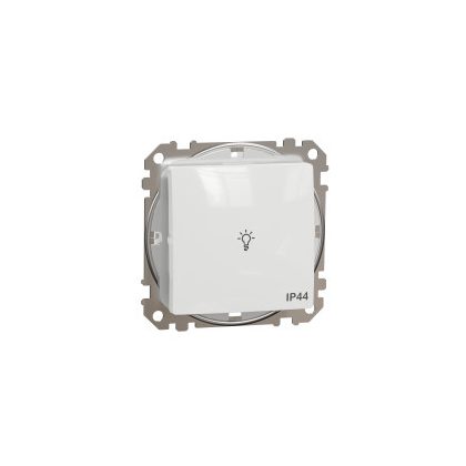   SCHNEIDER SDD211132 NEW SEDNA with single-pole pressure lamp signal, spring-cage connection, 10A, IP44, white