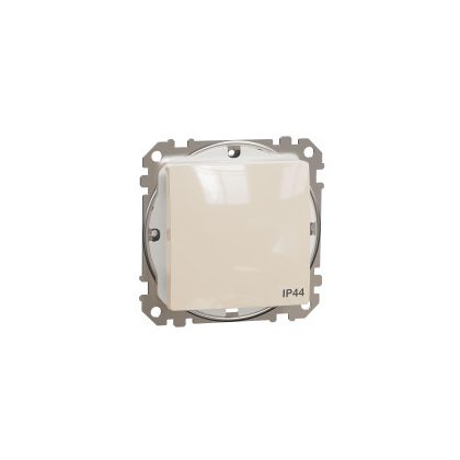   SCHNEIDER SDD212101 NEW SEDNA Single-pole switch, spring-loaded connection, 10AX, IP44, beige