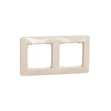 SCHNEIDER SDD312802 SEDNA DESIGN Kettes keret, univerzális, bézs