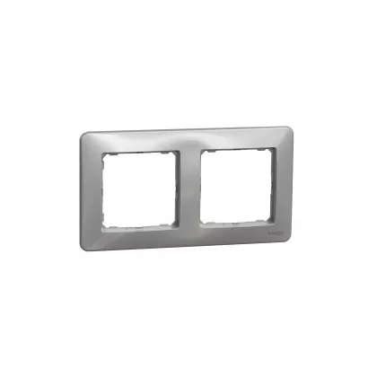 SCHNEIDER SDD313802 SEDNA DESIGN Kettes keret, univerzális, alumínium