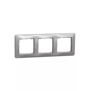 SCHNEIDER SDD313803 SEDNA DESIGN Hármas keret, univerzális, alumínium