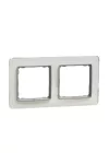 SCHNEIDER SDD360802 SEDNA ELEMENTS Kettes keret, univerzális, opál SCHNEIDER SDD360802 SEDNA ELEMENTS Kettes keret, univerzális, opál