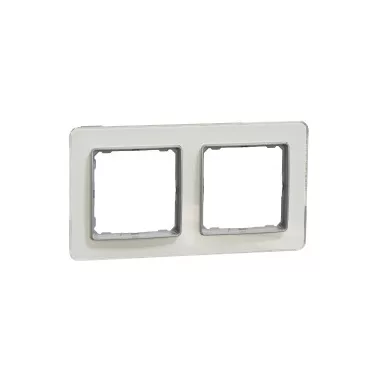 SCHNEIDER SDD360802 SEDNA ELEMENTS Double frame, universal, opal SCHNEIDER SDD360802 SEDNA ELEMENTS Double frame, universal, opal