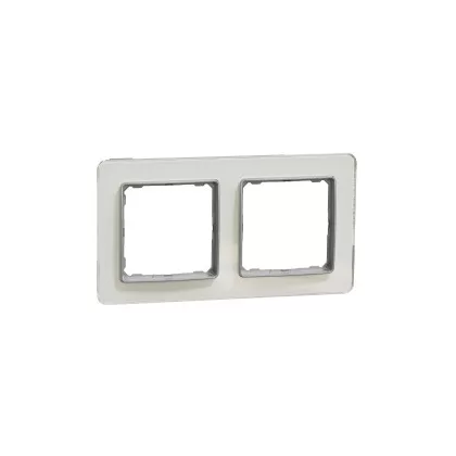 SCHNEIDER SDD360802 SEDNA ELEMENTS Kettes keret, univerzális, opál SCHNEIDER SDD360802 SEDNA ELEMENTS Kettes keret, univerzális, opál