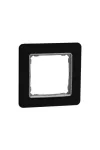 SCHNEIDER SDD361801 SEDNA ELEMENTS Egyes keret, kristályfekete