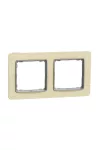 SCHNEIDER SDD380802 SEDNA ELEMENTS Kettes keret, univerzális, nyír SCHNEIDER SDD380802 SEDNA ELEMENTS Kettes keret, univerzális, nyír