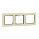   SCHNEIDER SDD380803 SEDNA ELEMENTS Hármas keret, univerzális, nyír