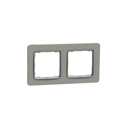 SCHNEIDER SDD390802 SEDNA ELEMENTS Kettes keret, univerzális, cement SCHNEIDER SDD390802 SEDNA ELEMENTS Kettes keret, univerzális, cement