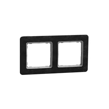 SCHNEIDER SDD391802 SEDNA ELEMENTS Kettes keret, univerzális, pala