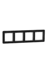 SCHNEIDER SDD391804 SEDNA ELEMENTS Four frames, universal, slate