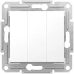 SCHNEIDER SDN0300621 SEDNA Triple switch, white