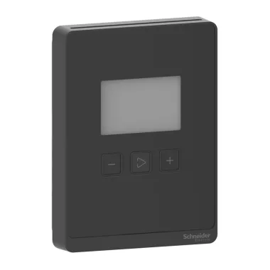 SCHNEIDER SLABLX2 Sensor,RH,LCD,Analog,Optm Bk