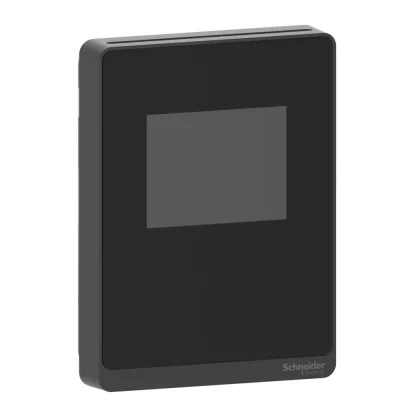 SCHNEIDER SLABTCVX Sensor,CO2,VOC,Touch,Analog,Optm Bk