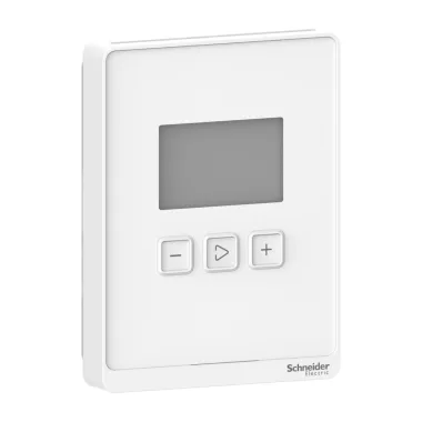 SCHNEIDER SLAWLCVX Sensor,CO2,VOC,LCD,Analog,Optm Wh