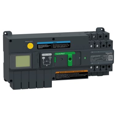 SCHNEIDER TA10D2L0403TPE TransferPacT Active Automatic automatikus átkapcsoló - 100A tokozat 40A 2P LCD kijelző