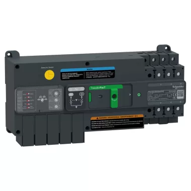 SCHNEIDER TA10D3S0504TPE TransferPacT Active automatikus átkapcsoló - 100A tokozat 50A 3P potméteres beállítófelület