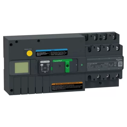   SCHNEIDER TA16D3L0804TPE TransferPacT Active Automatic automatikus átkapcsoló - 160A tokozat 80A 3P LCD kijelző