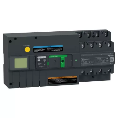 SCHNEIDER TA16D4L0804TPE TransferPacT Active Automatic automatikus átkapcsoló - 160A tokozat 80A 4P LCD kijelző
