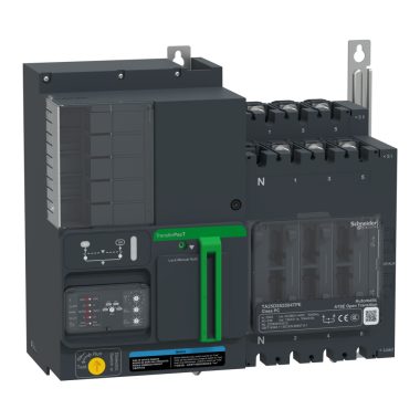 SCHNEIDER TA25D3S2004TPE TransferPacT Automatic automatikus átkapcsoló - 250A tokozat 200A 3P potméteres beállítófelület 400V