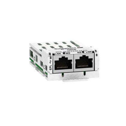  SCHNEIDER VW3A3619 Altivar frekvenciaváltó kiegészítő, Kommunikációs modul, Ethernet POWERLINK, 2xRJ45, ATV320-340-600-900 hajtásokhoz