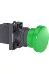 SCHNEIDER XA2EC31 Harmony Easy Series  Ø22 Nyomógomb,  Ø40  gombafejű, zöld, 1NO