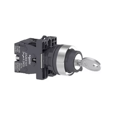 SCHNEIDER XA2EG43 Harmony Easy Series  Ø22 Kulcsos választókapcsoló 2 állású, 1NO