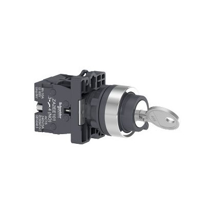 SCHNEIDER XA2EG73 Harmony Easy Series  Ø22 Kulcsos választókapcsoló3 állású, 2NO