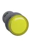 SCHNEIDER XA2EVF8LC Harmony Easy Series  Ø22 LED jelzőlámpa, 110V AC, sárga
