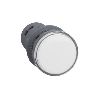 SCHNEIDER XA2EVQ1LC Harmony Easy Series  Ø22 LED jelzőlámpa, 380…400V AC, fehér