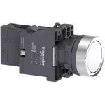   SCHNEIDER XA2EW31Q1 Harmony Easy Series  Ø22 Világító nyomógomb, fehér, 380…400V AC, 1NO